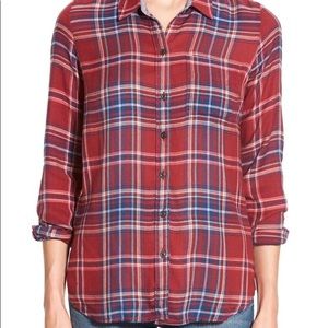 Lucky Brand Red Summer Flannel